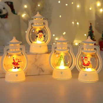 Božič prenosni majhne oljne svetilke Led luči, Božični Okraski Za Dom Božični Okras Božič Navidad Natalne Novo Leto 2023