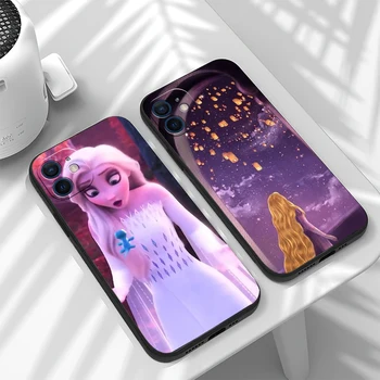 Disney Zamrznjene Funda Primeru Telefon Za iPhone 11 13 12 Pro Max 12 13 Mini X XR XS MAX SE 2020 7 8 6s Plus Celular Shockproof Lupini