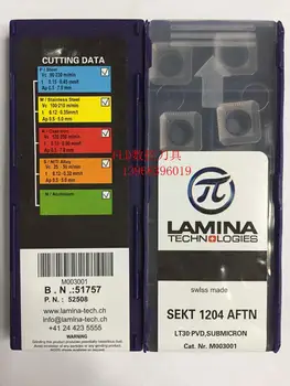 Lamina SEKT1204AFTN LT30-PVD vstavite