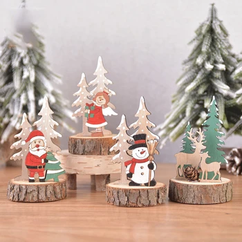 Nova Božič Izdelkov Božič ins Lesene Božično Drevo Namizni Okras Božiček Potrebščine Počitnice