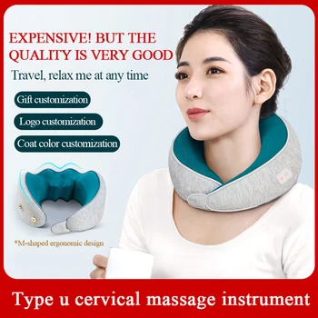 U-shaped Vratne Hrbtenice Massager Gnetenje Vibracije Masažno Blazino Ramo/vratu Večnamenski Dom Smart Zdravstveno Nego
