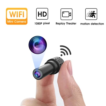 WiFi, Mini Kamera HD 1080P Mikro Kamere Skrivnost Varnostno Zaščito X14 Cam Video Audio Snemalnik Gibanja Senzor Daljinski upravljalnik